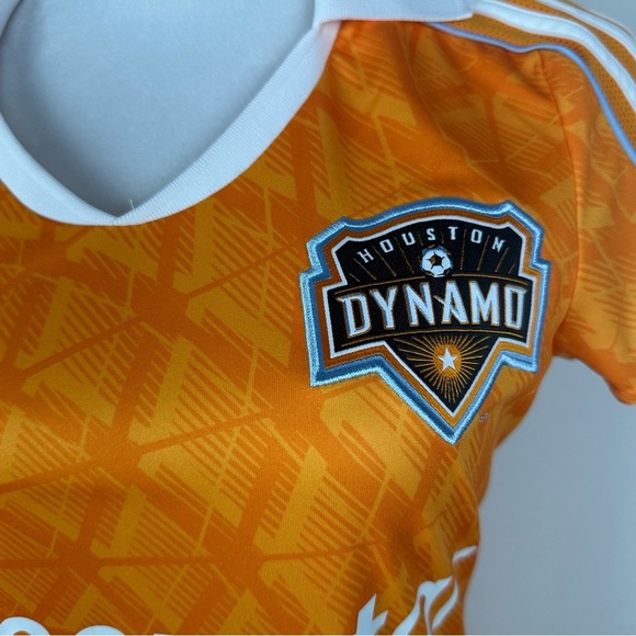 NWOT Houston‎ Dynamo Adidas ClimaCool Jersey Women’s Medium Orange Soccer Shirt - Picture 4 of 11